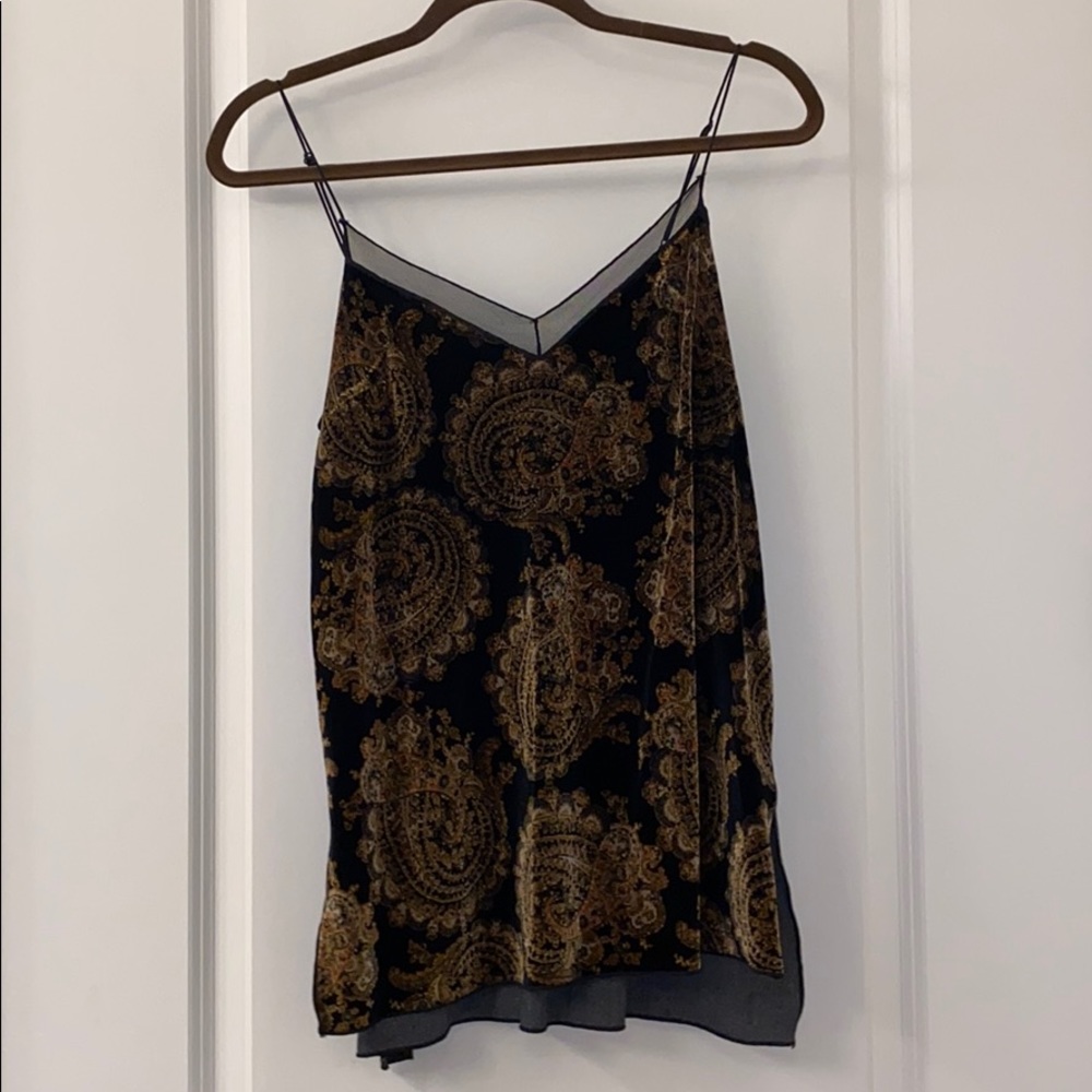 Free people paisley velvet tank